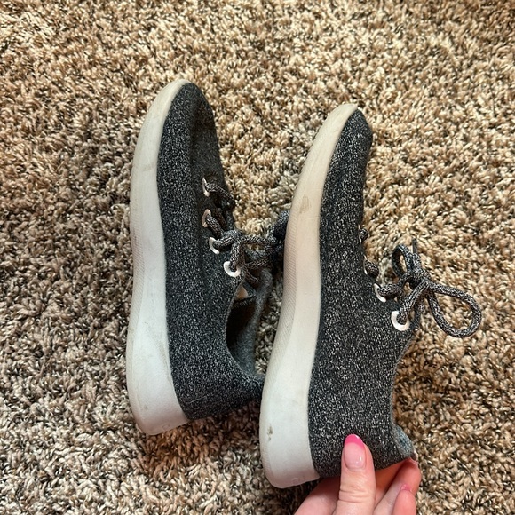 Allbirds Wool Grey Sneakers Size 7 - Picture 6 of 10